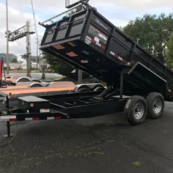 C&B DUMP TRAILERS SCISSOR LIFT DUAL AXLE