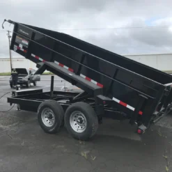 C&B DUMP TRAILERS SCISSOR LIFT DUAL AXLE