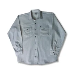 CODET Rugged Work Wear Hickory Shirt Long Sleeve Button Big Bill