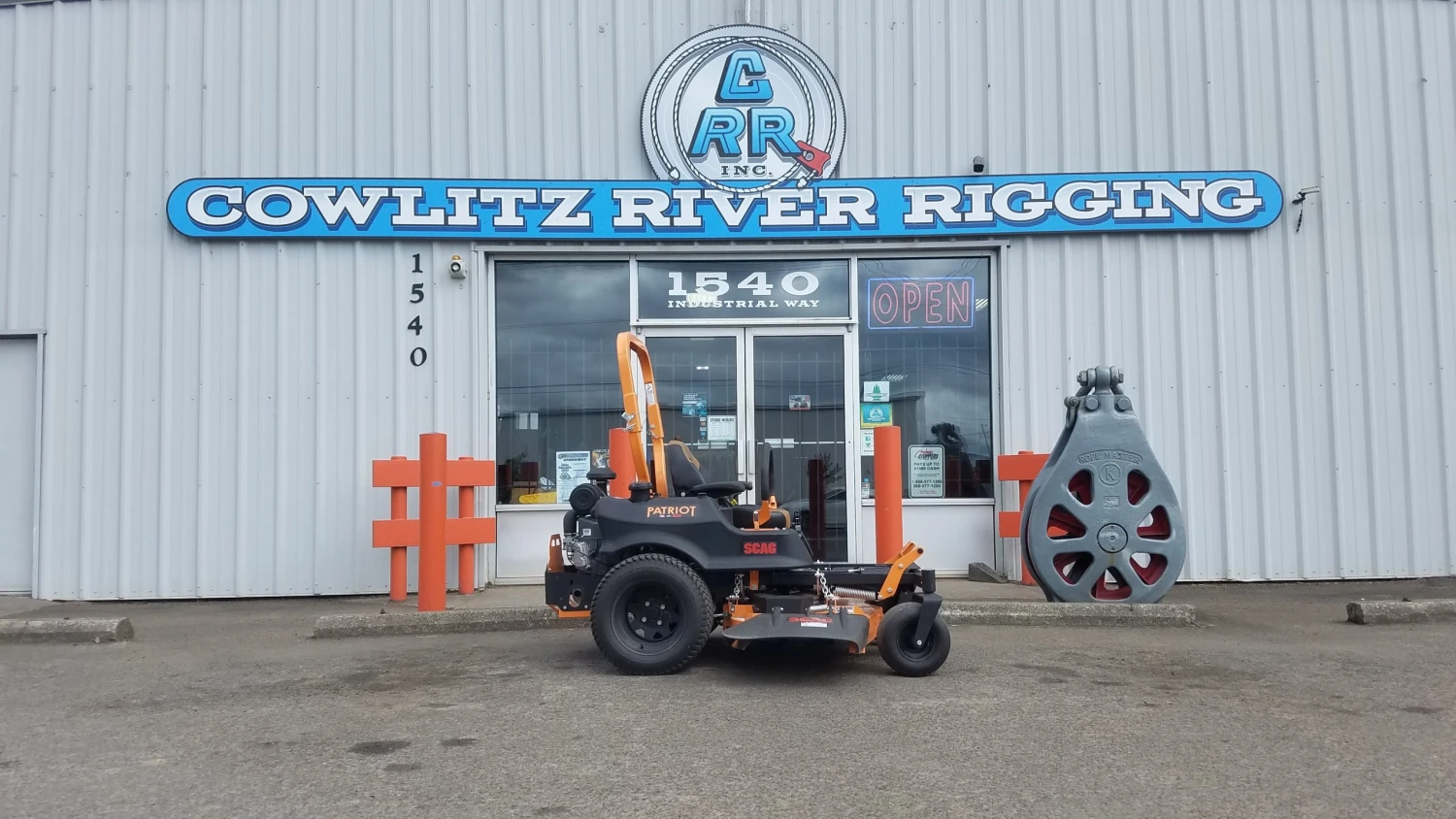 20190713_105229.jpg Cowlitz River Rigging Patriot Zero Turn Mower