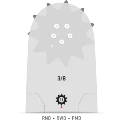 Oregon Power Match Plus Guide Bar - 3/8" - 0.063" Gauge
