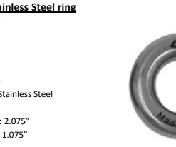Vertical Supply Co Arborists & Tree Care CMI Stainless Steel Rings