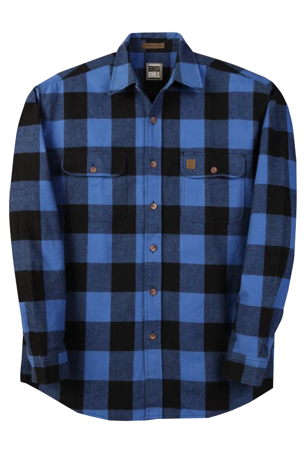 Rugged Work Wear Big Bill Button Flannel Shirt (Tall Sizes) 3 Rugged Work Wear Big Bill Button Flannel Shirt (Tall Sizes)