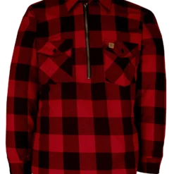 Big Bill Flannel Shirt 1/4 Zip Rugged Work Wear