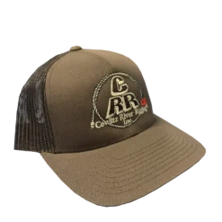 Cowlitz River Rigging Brown CRR Logo Hats