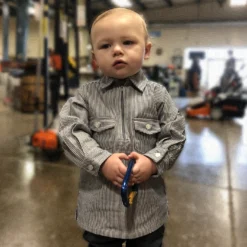 Kids Hickory Shirts Rugged Work Wear