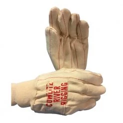 Cowlitz River Rigging Rugged Work Wear C.R.R. Heavy Duty Cotton Gloves