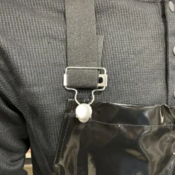 Louisiana Professional Wear Rugged Work Wear Black Rain Bib LPW