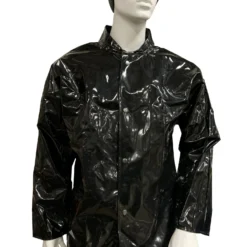 Louisiana Professional Wear Rugged Work Wear Black Rain Jacket LPW
