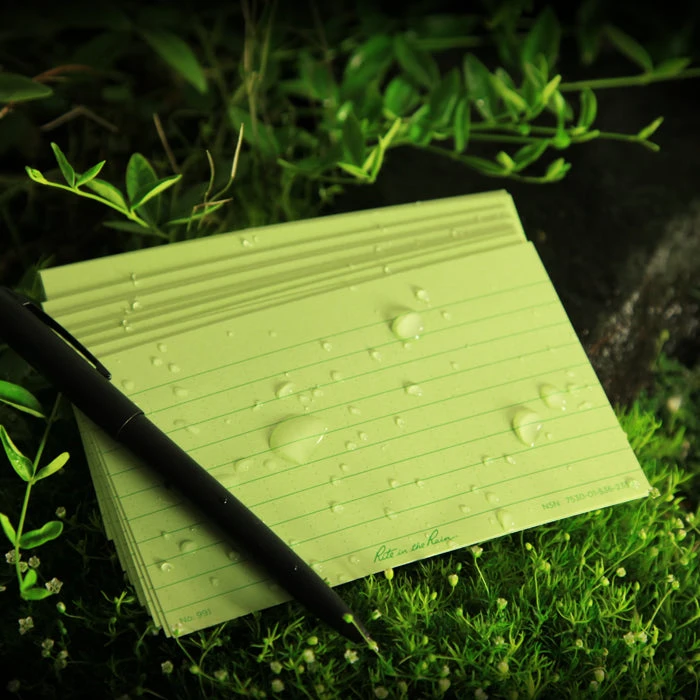 RIT_991_2.jpg Rite In The Rain Green Ink Index Cards Pack Of 100 Logging & Forestry