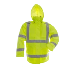 Viking Safety Green Rain Jacket Rugged Work Wear