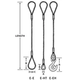 Cowlitz River Rigging Custom Wire Rope Sling