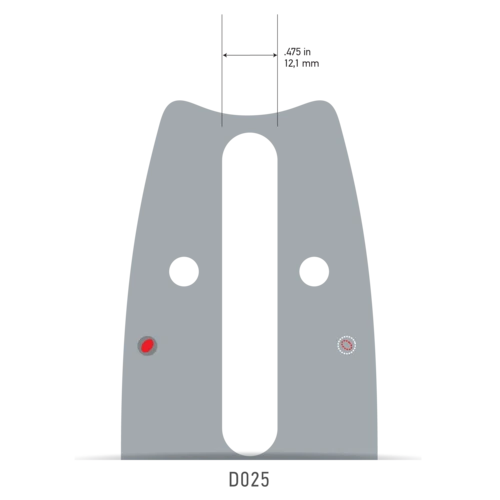 Oregon Power Match Plus Guide Bar - 3/8" - 0.063" Gauge 3 Oregon Power Match Plus Guide Bar - 3/8" - 0.063" Gauge