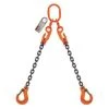 Cowlitz River Rigging Pewag 2-Leg Chain Sling With Shortening Hooks Grade 100 X 8' Long Rigging Supplies