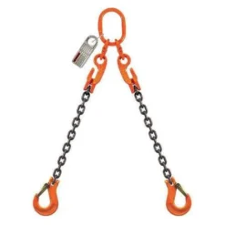 Cowlitz River Rigging Pewag 2-Leg Chain Sling With Shortening Hooks Grade 100 X 8' Long Rigging Supplies
